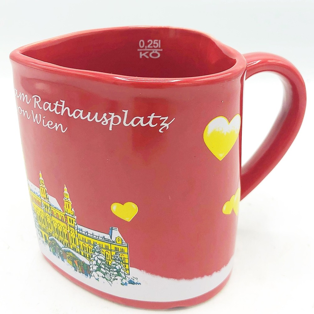 Weiner Christkindlmarket am Rathausplatz in Herzen von Wein Vienna Heart Mug